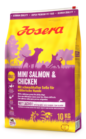 Сухой корм Josera Mini Salmon&Chicken (Йозера Міні) з апетитним соусом для вибагливих собак, 10 кг Вінниця