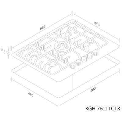 Варочна поверхня Kernau KGH 7511 TCI X Вінниця