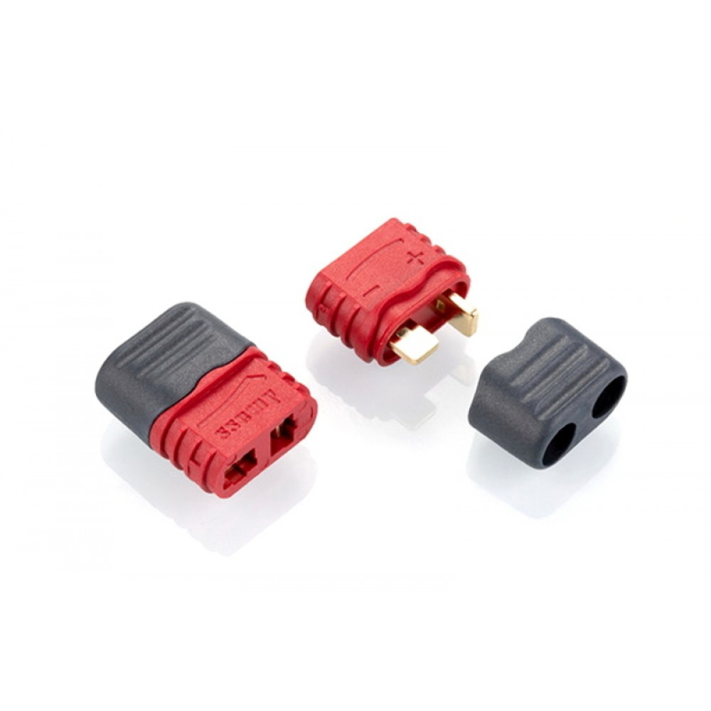 Гніздо живлення Amass T-Plug(F), 500В, 25А/50А, 2-х контактне, AWG12, червоне Полтава - изображение 1
