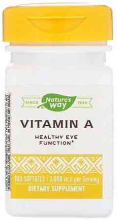Витамин A Nature's Way Vitamin A 3000 мкг 100 капсул Киев