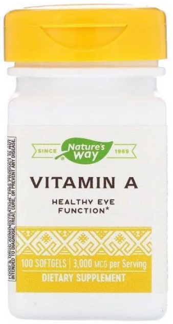 Витамин A Nature's Way Vitamin A 3000 мкг 100 капсул Киев - изображение 1