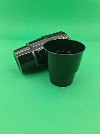 Стакан стеклоподобный (без ніжки) 200 гр чорний 36Х25 (25 шт) Харків