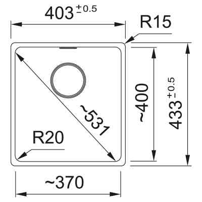Мийка кухонна Franke 125.0716.701 Вінниця