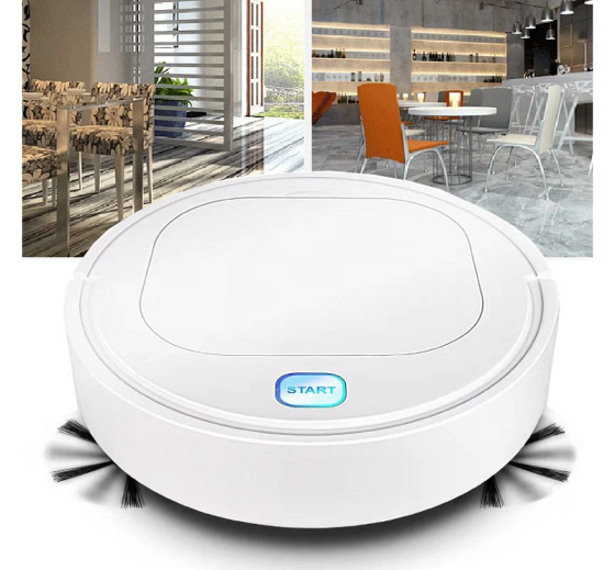 Пилосос-робот акумуляторний ES 28 7918 для сухого та вологого прибирання, білий. Вінниця