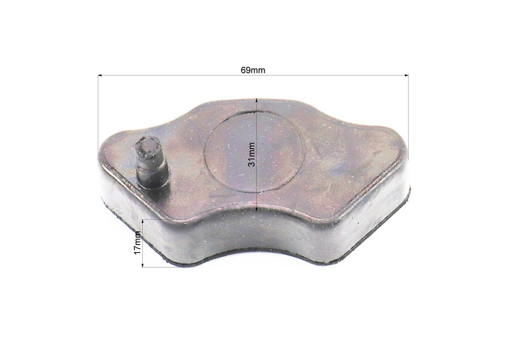 Демпферна гумка заднього спицьованого колеса (к-кт 4шт) Київ - фото 2