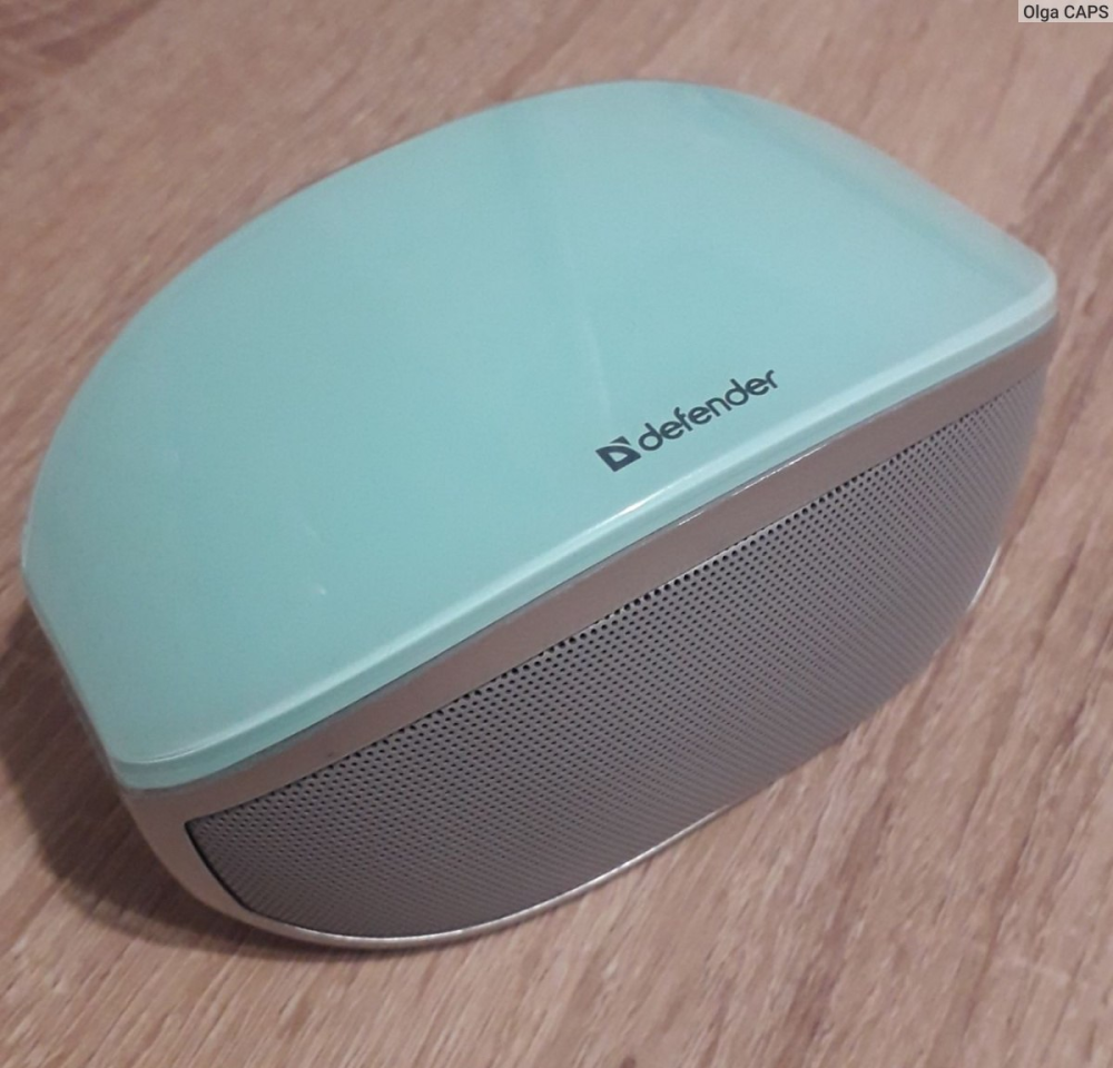 Акустична колонка Defender 1.0 Moon Solo 4Вт (Блакитний) Вінниця - фото 4