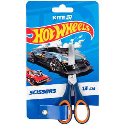 Ножиці Kite дитячі з гумовими вставками Hot Wheels 13 см (HW25-123) Вінниця