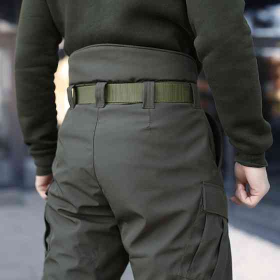 Зимові чоловічі хакі штани Pobedov Fight. Утеплені чоловічі штани зимові хакі Київ