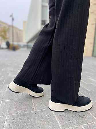 Черевики жіночі G.S.V. чорні натуральна замша зимові высота 11 см размеры 37р.38р.39р.40р.41р. Коломыя