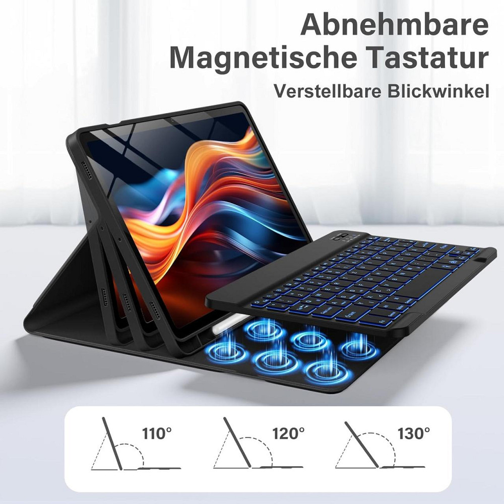 УЦЕНКА! Противоударный чехол-книжка ROOFEI на Samsung Galaxy Tab S9 Fe 10.9 Inch/S9 11 Inch 2023 (SM-X710/SM-X716B/SM-X718U) Днепр - изображение 5