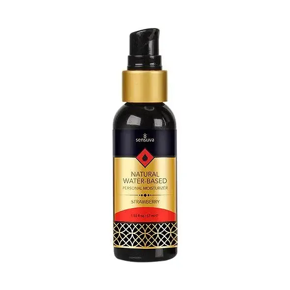 Змазка на водній основі Sensuva Natural Water-Based Strawberry (57 мл) без гліцерину та парабенів Львів - фото 1