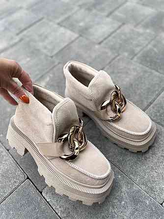 Marko Жіночі черевики DE MARKO бежеві замша натуральна весна-осінь 37р. 38р. (4799) Коломыя