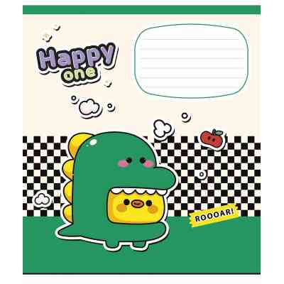 Зошит Школярик Happy one 12 аркушів клітинка (012-3532K) Вінниця