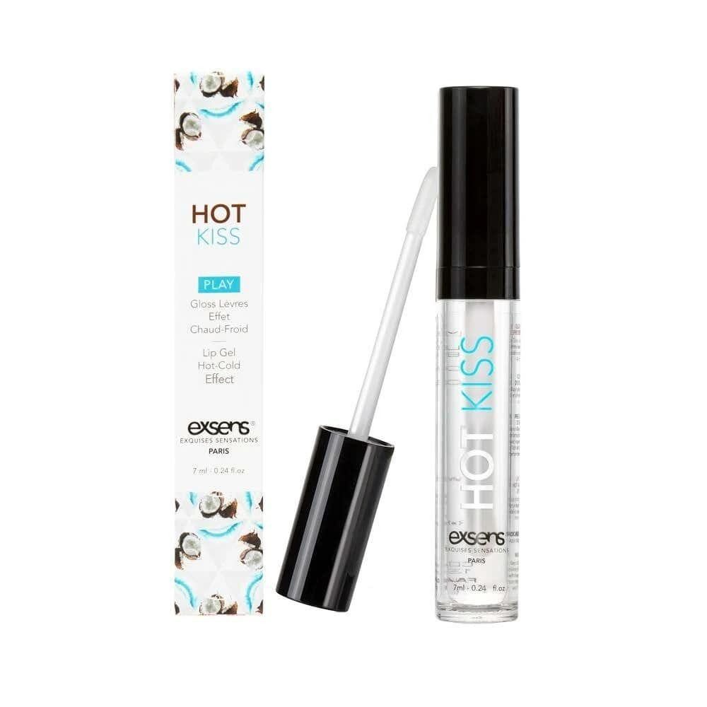 Стимулювальний блиск для губ EXSENS Coconut Hot Kiss 7 мл, зігріває та охолоджує Sex Aura Київ - фото 2