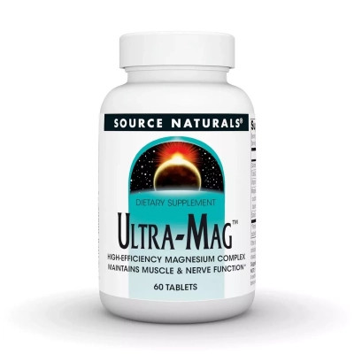 Минералы Source Naturals Ультра Магний и Витамин В6, Ultra-Mag, 60 таблеток (SNS-00802) Винница - изображение 1