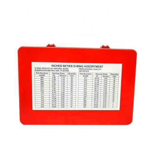 Кільця ущільнювальні в наборі NBR 382 шт. (2.9 - 43.82 мм) Мукачево