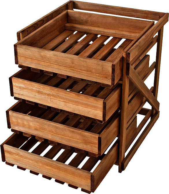 Стелаж для овочів і фруктів "Боксвуд" сієна Миколаїв - фото 1