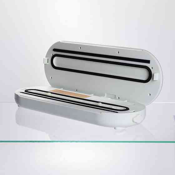 Вакууматор побутовий для сухих та вологих продуктів 90 Вт сенсорний вакуумний пакувальник + 10 пакетів HP-11-16 Київ