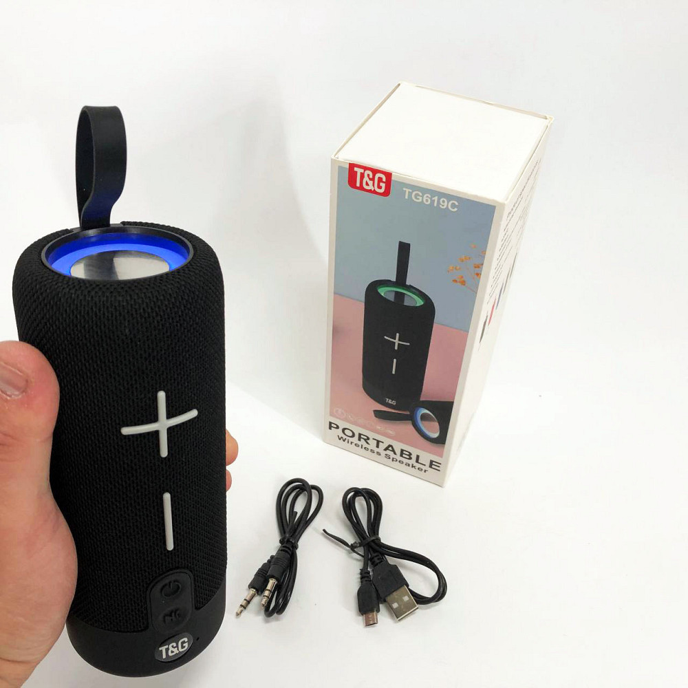 Беспроводная портативная колонка с ремешком TG619C, Блютуз колонка для улицы Активная блютуз TN-52 Львов - изображение 6