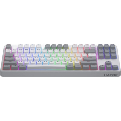 Клавиатура Hator Rockfall 3 Mecha TKL QMK/VIA Orange Wireless White (HTK851UA) Винница - изображение 2