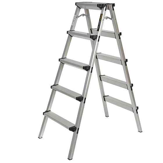 Драбина алюмінієва двостороння Кентавр 5Д Харків