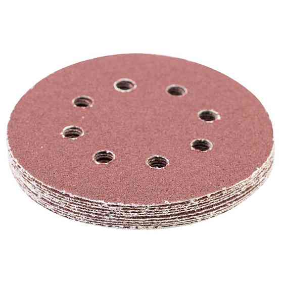 Шлифовальный круг 8 отверстий Ø125мм P60 (10шт) SIGMA (9122641) Киев