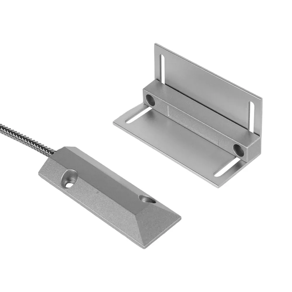 Датчик відчинення магнітоконтактний Trinix СМК 42MK Silver на металеві поверхні (27-00025) Киев - изображение 1