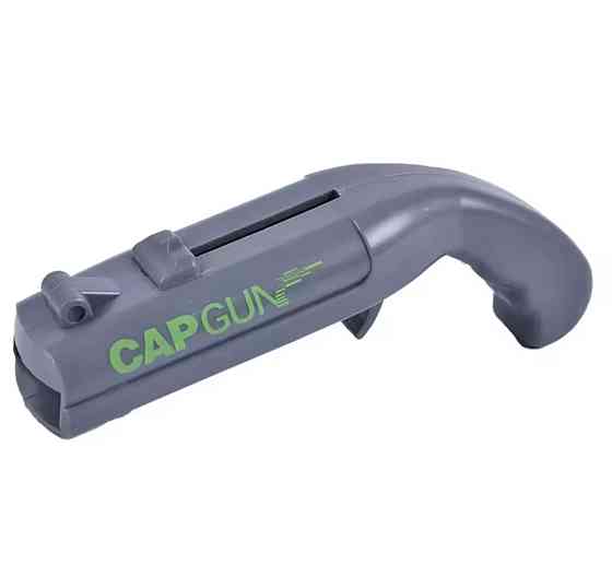 Открывалка игрушка для бутылок у форме пистолета 13 см серый Киев