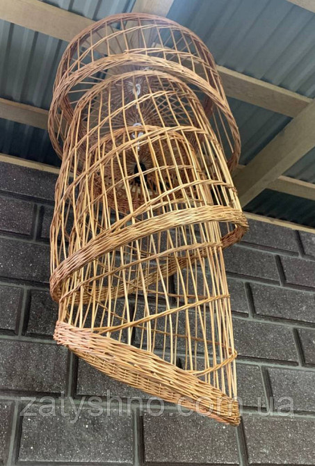 Люстра плетеная из лозы Киев - изображение 4