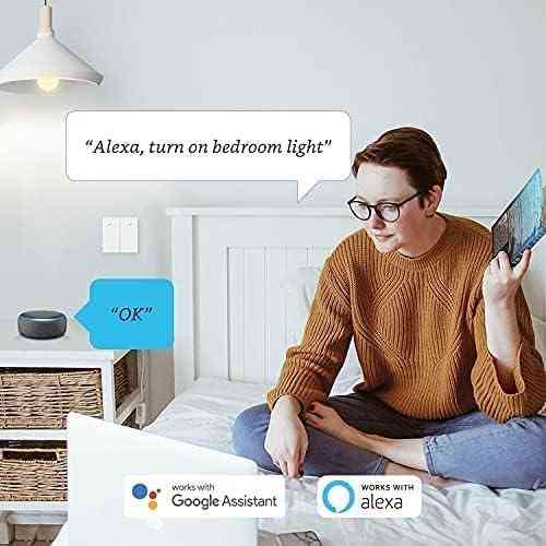 Розумний Wi-Fi вимикач BroadLink LC1 (2 групи): сенсорне керування, таймер, підтримка Alexa та Google Home Київ