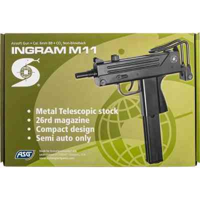 Страйкбольний пістолет ASG Cobray Ingram M11 CO2 (18518) Вінниця