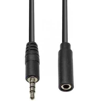 Кабель мультимедійний 3.5 mm (M) - 3.5 mm (F) 4С, 1 m PowerPlant (CA912841) Вінниця