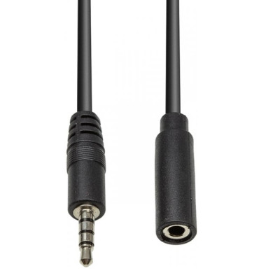 Кабель мультимедійний 3.5 mm (M) - 3.5 mm (F) 4С, 1 m PowerPlant (CA912841) Вінниця - фото 1