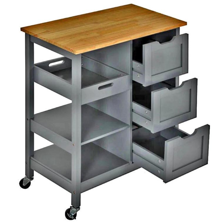 Стіл-візок "Нокрос" маренго-охра Миколаїв - фото 1