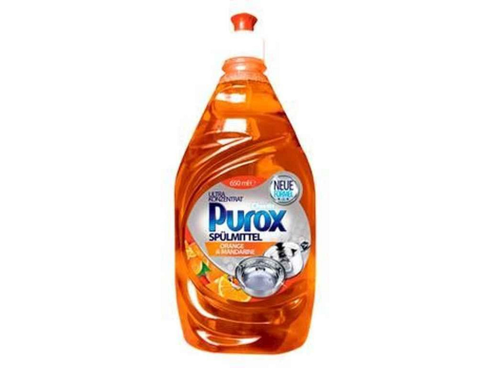 Засіб-концентрат для миття посуду 650мл Оrangemandarine ТМ PUROX   Solmir Київ - фото 1
