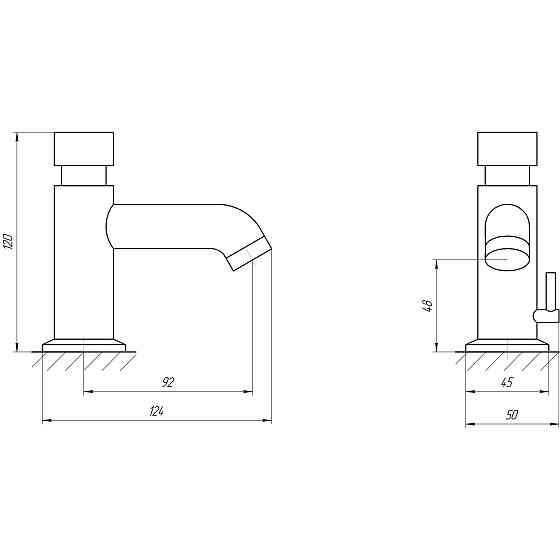Змішувач-дозатор для умивальника TOPAZ TP-0302 Тернопіль