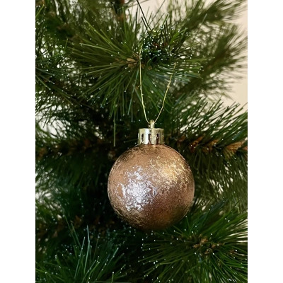 Ялинкова іграшка Chomik пластикові кульки компл. 24 шт, 3см, рожево-пудрові (5900779877153_3) Вінниця - фото 4