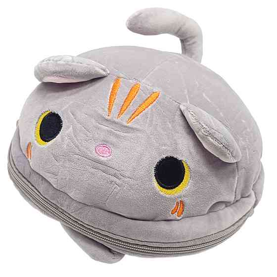 Рюкзак дитячий "Big CAT" FG231104050P, застібка-блискавка, 1 відділення, вушка Сірий Вінниця