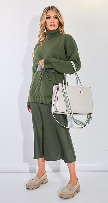 Джемпер свободный с высоким горлом (42-46) Киев - изображение 6