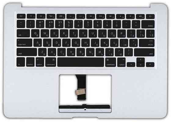 Клавиатура для ноутбука Apple MacBook Air 2012+ (A1466) Black, (Silver TopCase), RU (горизонтальный энтер) Вінниця