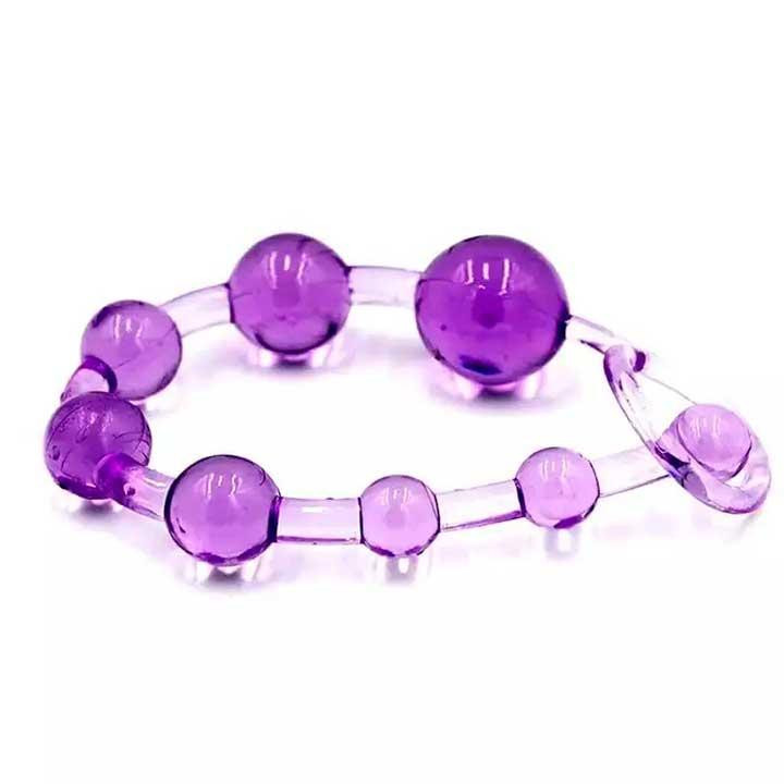 Анальне намисто - Рожевий - 31* 0,9 - 2,6 см - Анальні іграшки Вінниця - фото 4