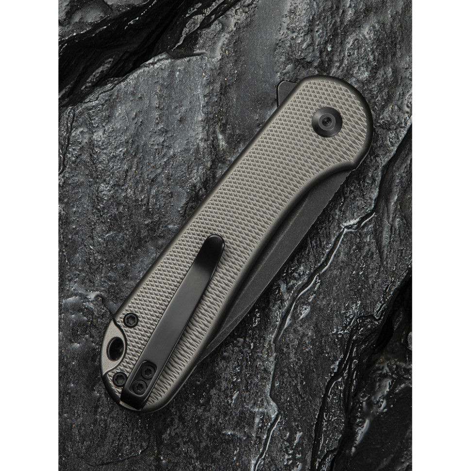 Ніж складаний кишеньковий Civivi Elementum II, (7.5 см) Nitro-V / Aluminum сірий Київ - фото 14