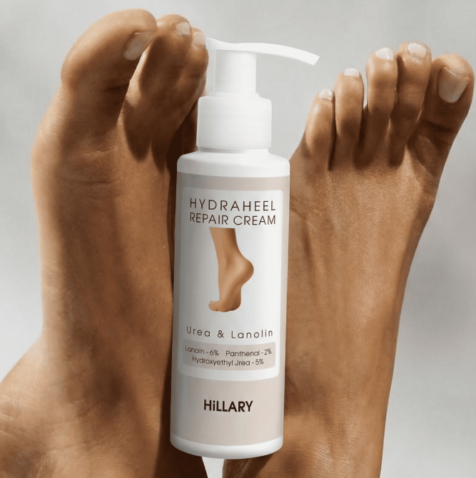 Восстанавливающий крем для сухой и потрескавшейся кожи ног HydraHeel Urea & Lanolin Repair Cream Hillary 100 мл Киев - изображение 11