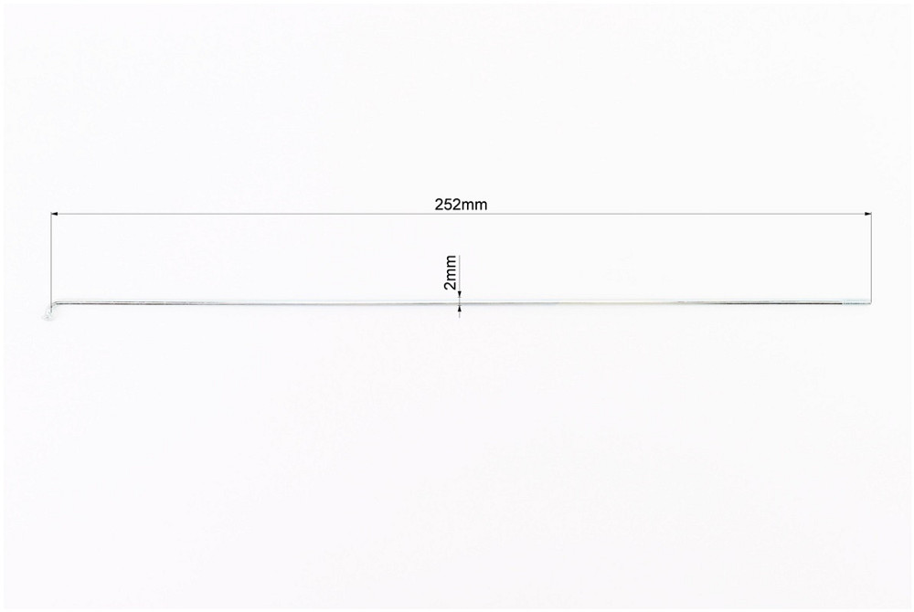 Спиця 14Gx252мм (144шт к-кт), хром Киев - изображение 2