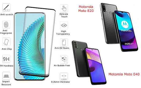 Защитное стекло HyperGlass Pro для Motorola Moto E20, Moto E40 – максимальная чувствительность и защита Киев