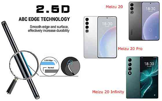 Захисне скло ArmorGlass для Meizu 20, 20 Pro, 20 Infinity – стійке до подряпин та ударів Київ
