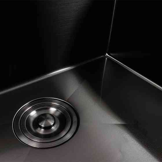 PLATINUM Кухонна мийка чорна PVD 78*46 Platinum Handmade Киев