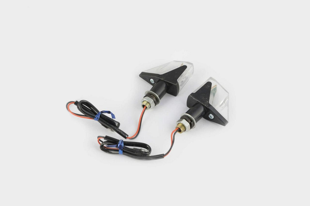 Повороти світлодіодні, ромб (пара) (5 LED, карбон, біле скло) Мукачево - фото 1