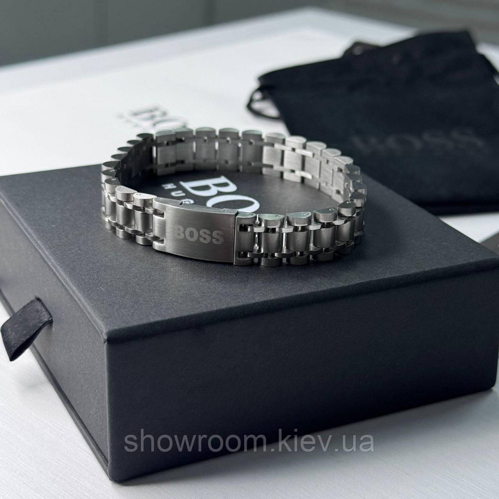 Чоловічий фірмовий браслет Boss, Бос (60033) Київ - фото 4