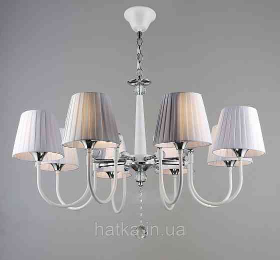 Люстра классическая для гостиной Sirius B NH5263/8 WT+CR Киев